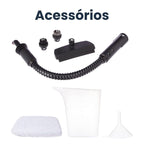 Limpiador a Vapor + 9 Accesorios de Regalo