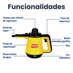 Limpiador a Vapor + 9 Accesorios de Regalo