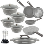 ¡Sólo Por Hoy | Kit de Ollas de Cerámica 19 Piezas Antiadherentes + Envío Gratis